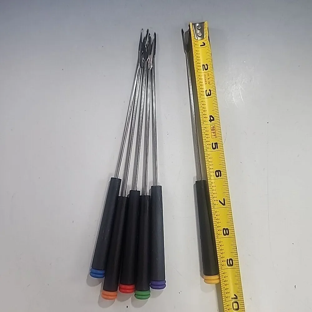 Set 6 Fondue Fork Set 9.5